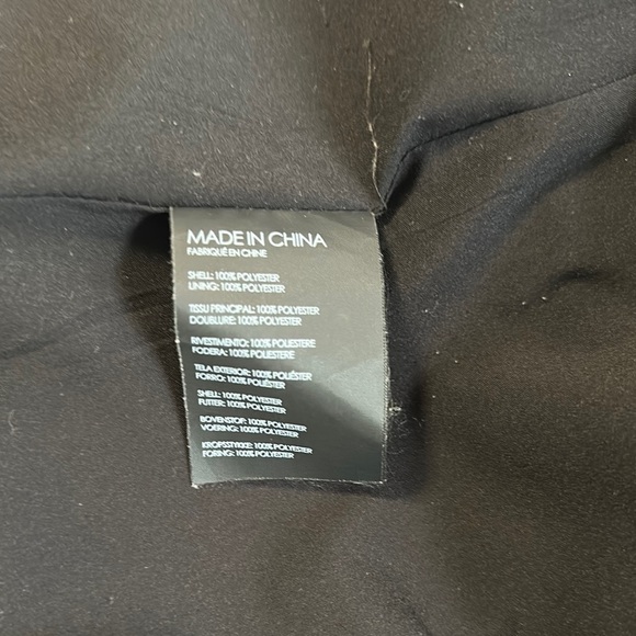 Club Monaco Black Sheath Mini Dress Scoop Neck Hidden Zipper Back Size:4/W:28 - Picture 8 of 9